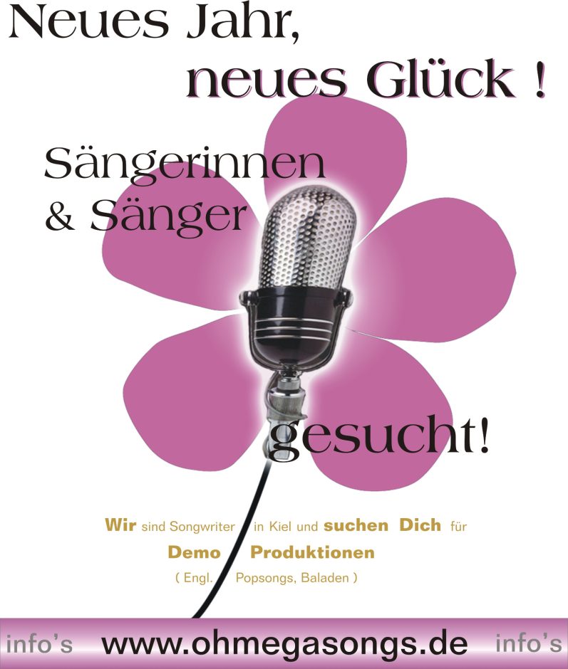 Unser erstes Plakat cool